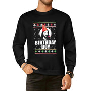 BIRTHDAY BOY JESUS Funny Ugly Christmas Sweater Design Xmas Pullover Hoodie male clothes new in hoodies & sweatshirts - Lacatang Shop