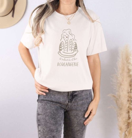 Boulangerie Chic Tee - Lacatang Shop