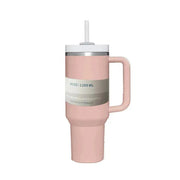 Brand 40 Oz Tumbler With Lids And Straws Handle Straw Stainless Steel Vacuum Insulated Iced Coffee Mugs Thermal Cups for Car - Lacatang Shop