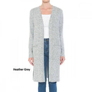 Brushed Hacci Double Pocket Long Sleeve Duster Cardigan - Lacatang Shop