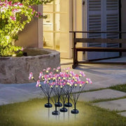 Butterfly Garden Lights 2 Pieces Butterfly Ground Light Lawn Light Butterfly Lamp Solar Power Landscape Light Outdoor 7 Light - Lacatang Shop