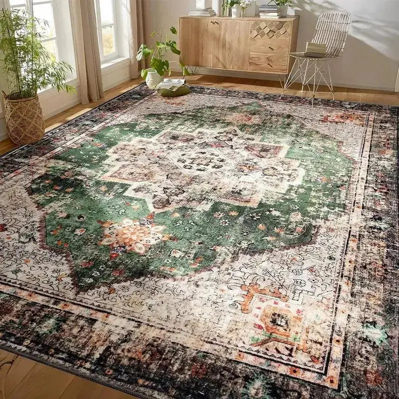 Boho Green Washable Vintage Area Rug for Kitchen Living Room Bedroom Bathroom Office 

Transform Your Space with Boho Green Washable Vintage Area Rug - Ideal for Any Room or Office!   Aliexpress Lacatang Shop 