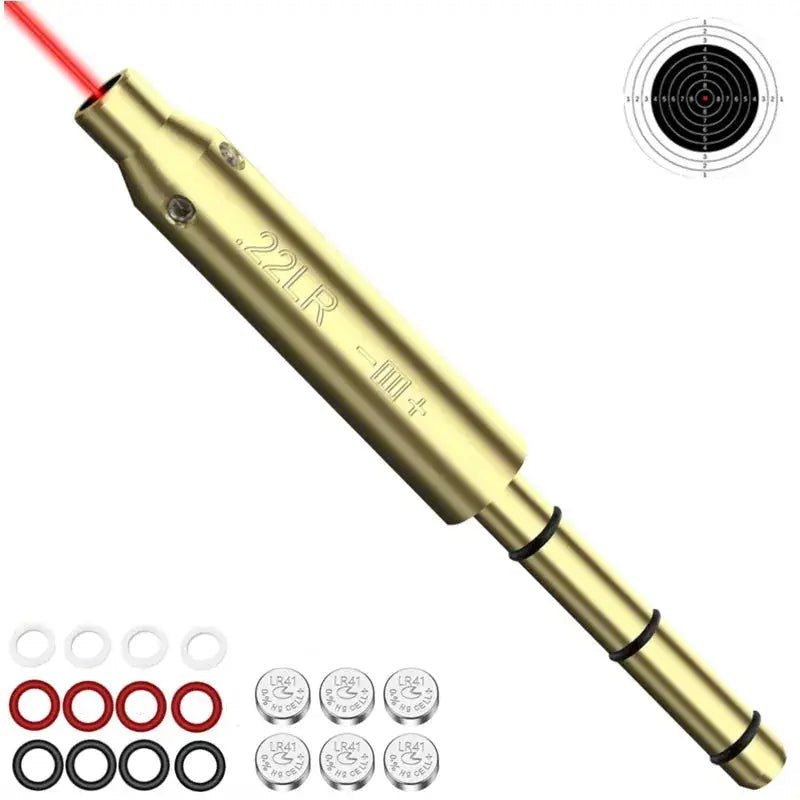 Cal.22 Laser Bore Sight .22LR Laser Boresighter 22 Laser Collimator for Rifle 22LR Laser Pointer ﻿ - Lacatang Shop