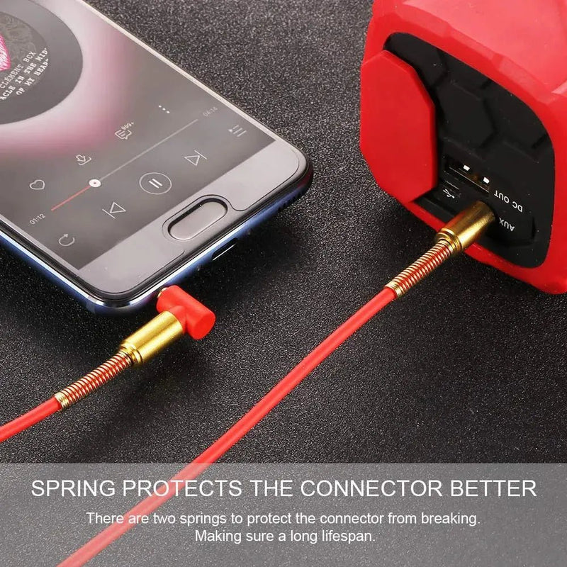 Car Aux Audio Cable 3.5mm Jack Stereo Audio Cable - Lacatang Shop