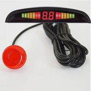 Car Parktronic LED Parking Sensor Kit Backlight Display with Switch Reverse Backup Monitor Detector System With 4 Sensors - Lacatang Shop