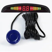 Car Parktronic LED Parking Sensor Kit Backlight Display with Switch Reverse Backup Monitor Detector System With 4 Sensors - Lacatang Shop
