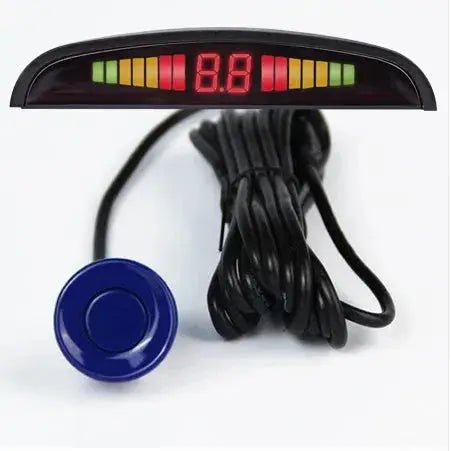 Car Parktronic LED Parking Sensor Kit Backlight Display with Switch Reverse Backup Monitor Detector System With 4 Sensors - Lacatang Shop