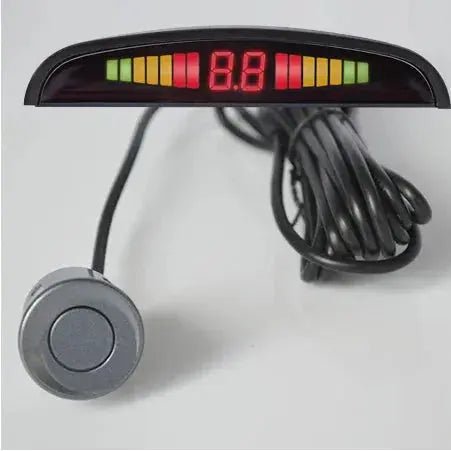Car Parktronic LED Parking Sensor Kit Backlight Display with Switch Reverse Backup Monitor Detector System With 4 Sensors - Lacatang Shop
