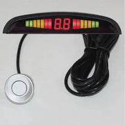 Car Parktronic LED Parking Sensor Kit Backlight Display with Switch Reverse Backup Monitor Detector System With 4 Sensors - Lacatang Shop