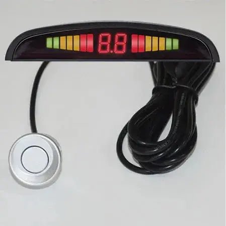Car Parktronic LED Parking Sensor Kit Backlight Display with Switch Reverse Backup Monitor Detector System With 4 Sensors - Lacatang Shop
