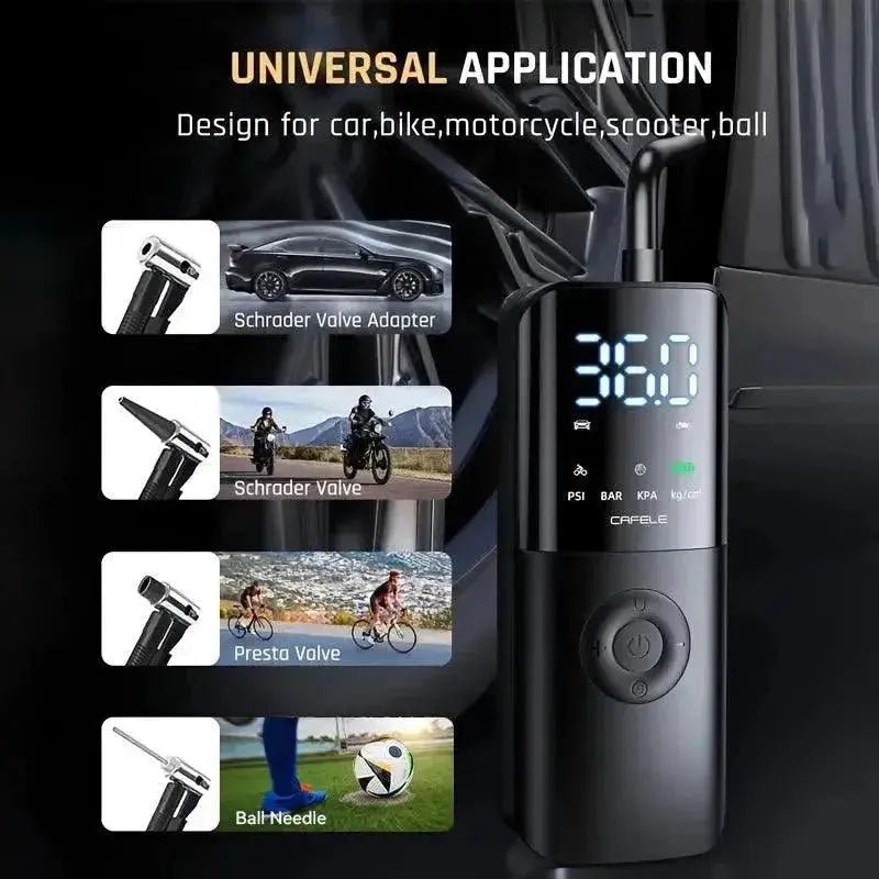 Car Wireless Air Pump Portable Car Tire Automatic High Pressure - Lacatang Shop