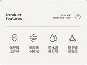 Cartoon - Themed Thick Baby Crawling and Reading Mat - Soft Drop - Resistant Playground Carpet for Kids - Lacatang Shop