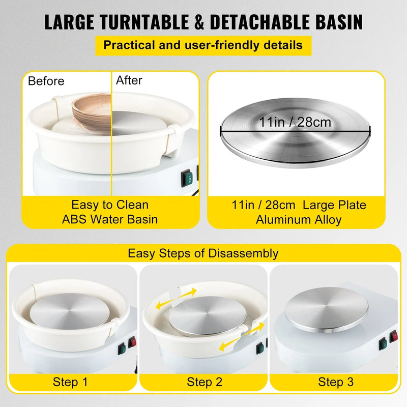 Ceramic Pottery Wheel Kit - Lacatang Shop