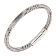 Chic Black and White Titanium Steel Rope Bracelet for Couples - Wholesale Gift with Free Shipping - Lacatang Shop