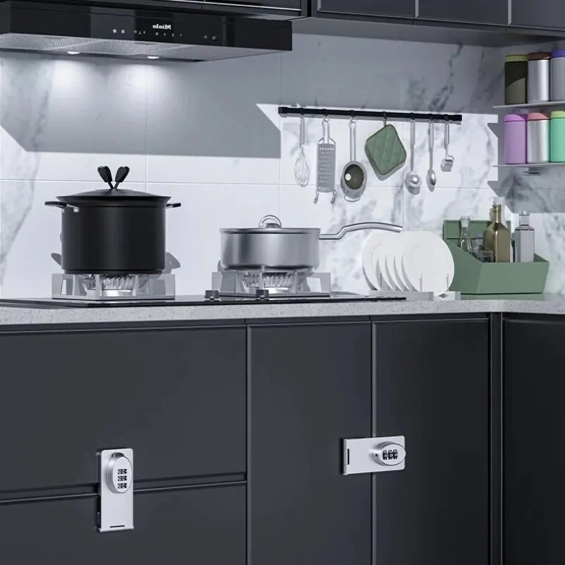 Child Safety Lock Double Opening Cabinet Lock File Cabinet Door Lock Drawer Lock Cabinet Lock Furniture Lock Locker Lock - Lacatang Shop