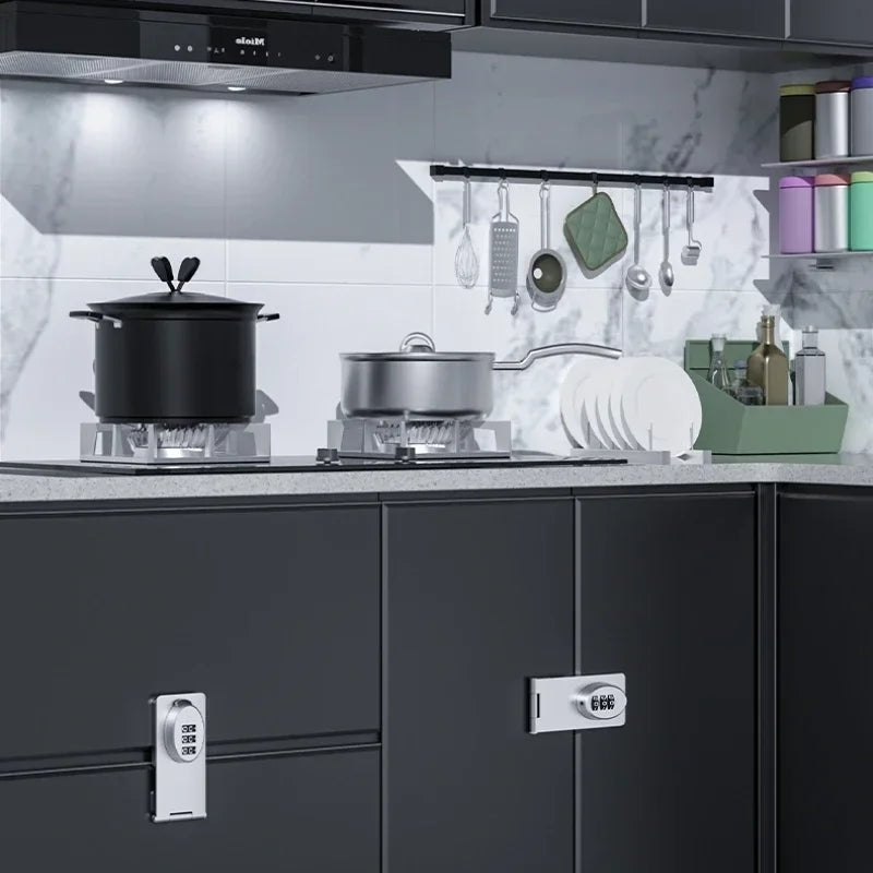 ChildGuard Drawer Lock - Top - Rated Multifunctional Mechanical Safety Lock for Cabinets - Lacatang Shop