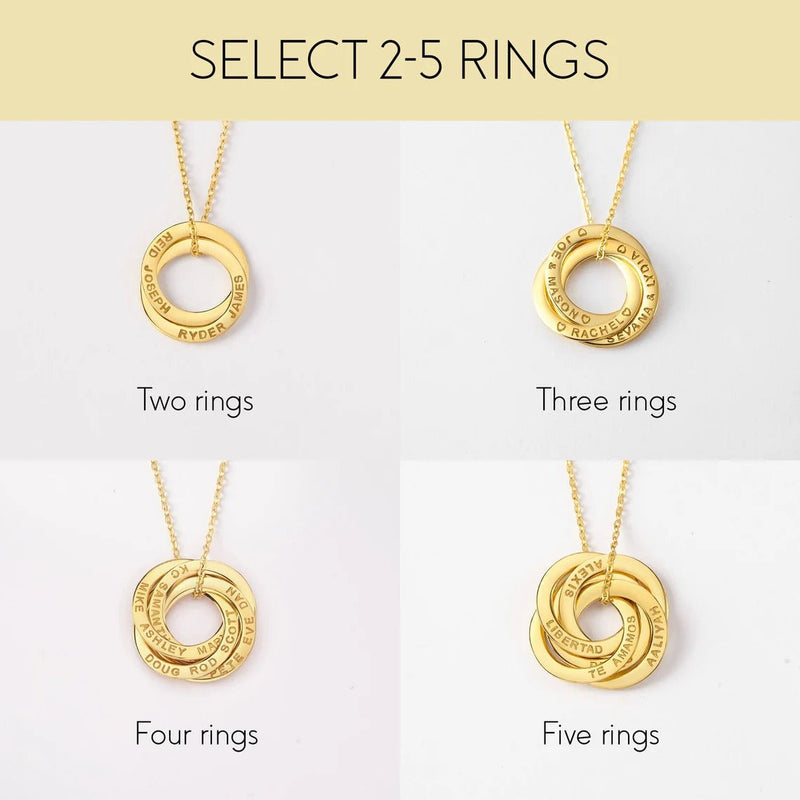 Children Name Necklace, Personalized Grandma Gift, Family Necklace - Lacatang Shop