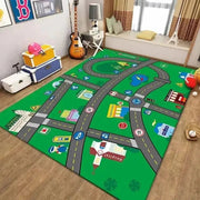 Children's Non - Slip Crawling Carpet for Living Room and Bedroom Decor - Soft Flannel Area Rug - Lacatang Shop