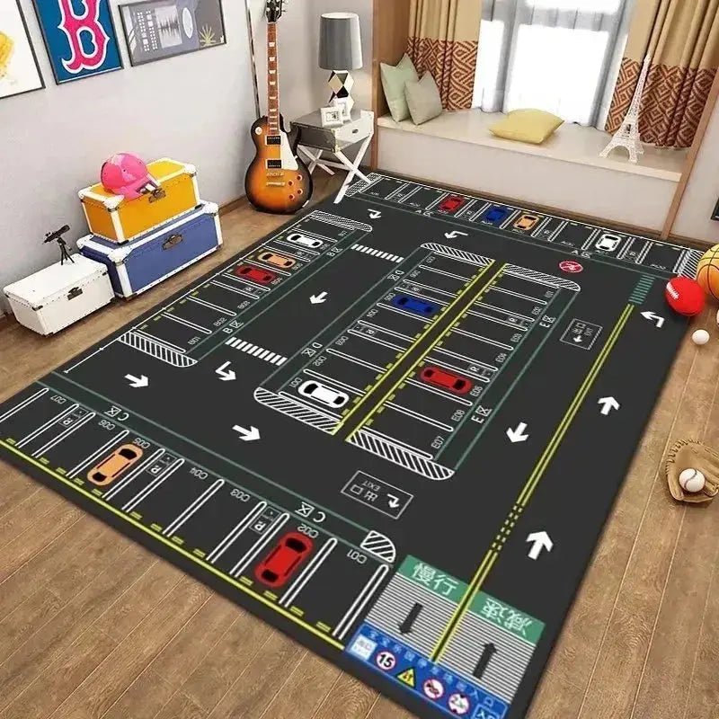 Children's Non - Slip Crawling Carpet for Living Room and Bedroom Decor - Soft Flannel Area Rug - Lacatang Shop