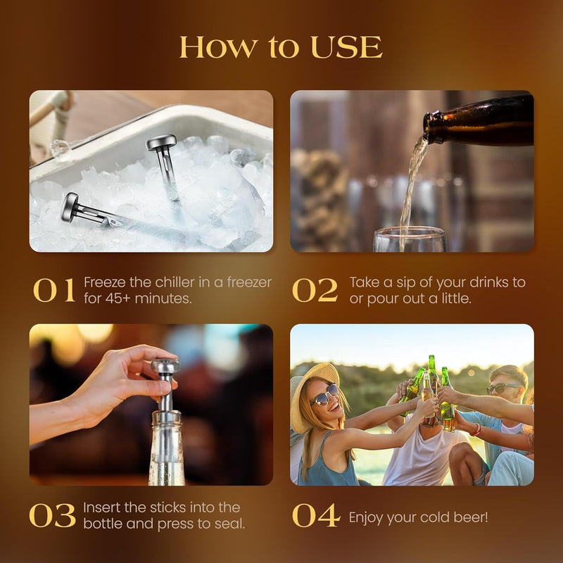 ChillMax: 3 - in - 1 Beer & Wine Chiller Stick - Lacatang Shop