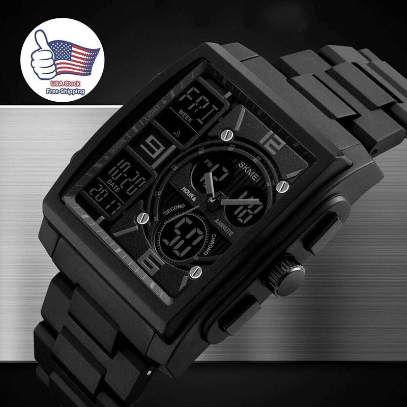 Chronograph Men's Digital Army Military Sport Watch - Lacatang Shop