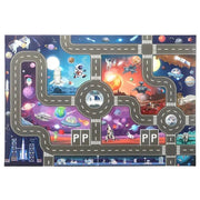 City Traffic Play Mat for Babies - Educational Road Map Carpet with Car Parking and Traffic Signs - Lacatang Shop
