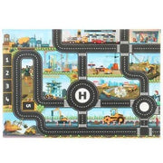 City Traffic Play Mat for Babies - Educational Road Map Carpet with Car Parking and Traffic Signs - Lacatang Shop
