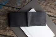 Classic Leather Wallet - Handmade Pebbled Cowhide - Lacatang Shop