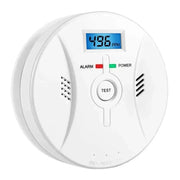 CO PPM Detector Warning Siren Alarm Carbon Monoxide Detector 85dB Sound with LCD Indicator Safe Sensor Home Security Protection - Lacatang Shop