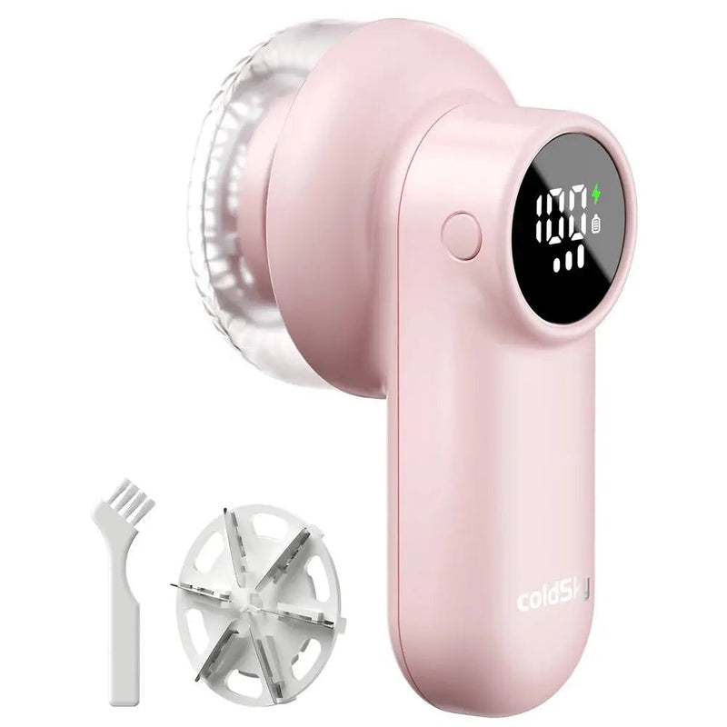 coldSky Electric Lint Remover Rechargeable Lint Remover Clothes Sweater Defuzzer Intelligent Digital Display Lint Shaver Trimmer - Lacatang Shop