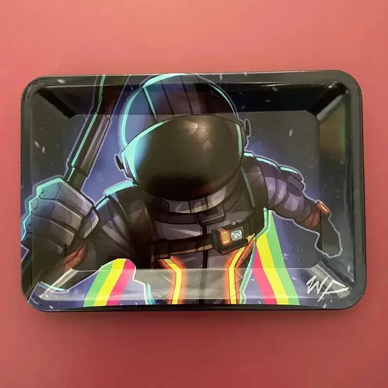 Collectible Metal Rolling Tray - 18 x 12.5 cm - Lacatang Shop