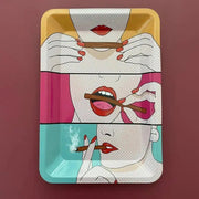 Collectible Metal Rolling Tray - 18x12.5cm - Lacatang Shop