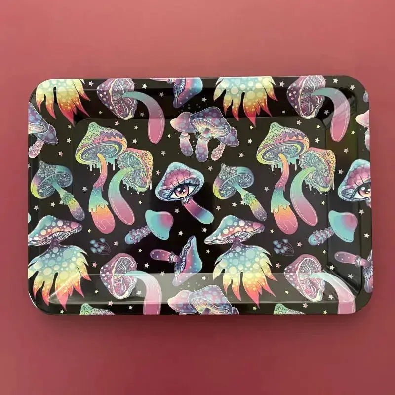 Collectible Metal Rolling Tray - 18x12.5cm (7x4.92 inches) - Lacatang Shop