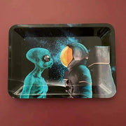 Collectible Metal Rolling Tray - 18x12.5cm (7x4.92 inches) - Lacatang Shop