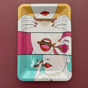 Collectible Metal Rolling Tray - 18x12.5cm (7x4.92 inches) - Lacatang Shop