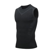 Compression Tank Top Men Gym Shirt Sleeveless Quick Dry Printing Sportswear Male Fitness Bodybuilding Vest Workout Muscle Top - Lacatang Shop