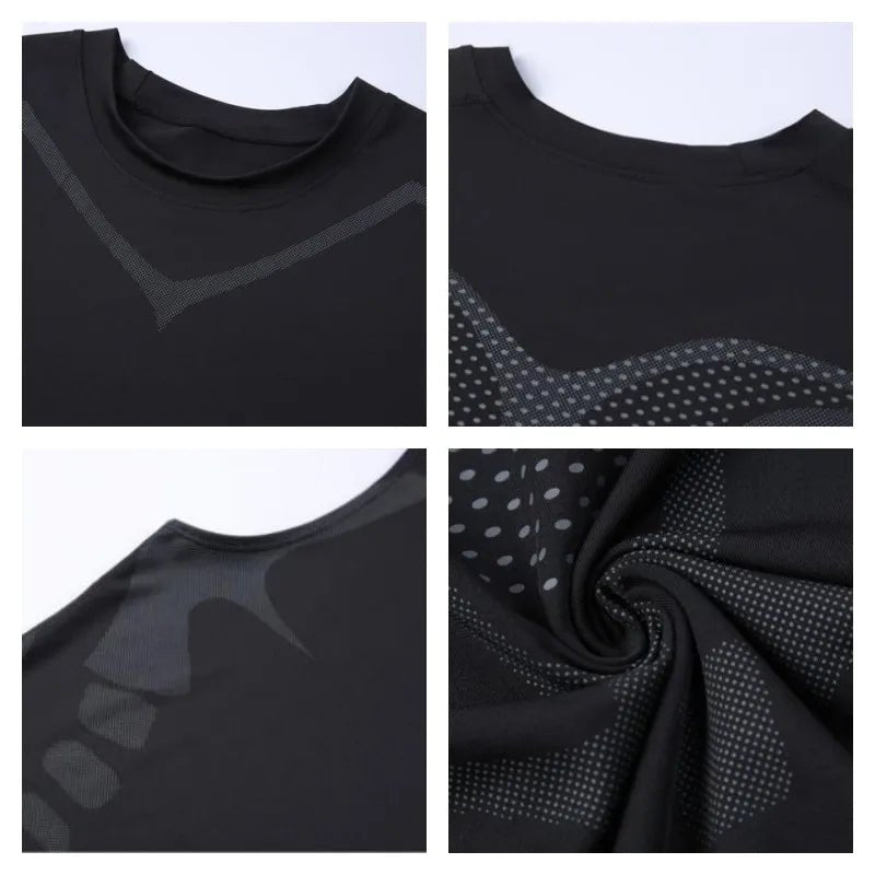 Compression Tank Top Men Gym Shirt Sleeveless Quick Dry Printing Sportswear Male Fitness Bodybuilding Vest Workout Muscle Top - Lacatang Shop
