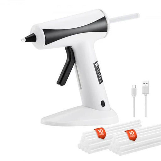 Cordless Hot Glue Gun Hot Melt Glue Gun with 20Pcs Sticks Rechargeable Battery - Lacatang Shop
