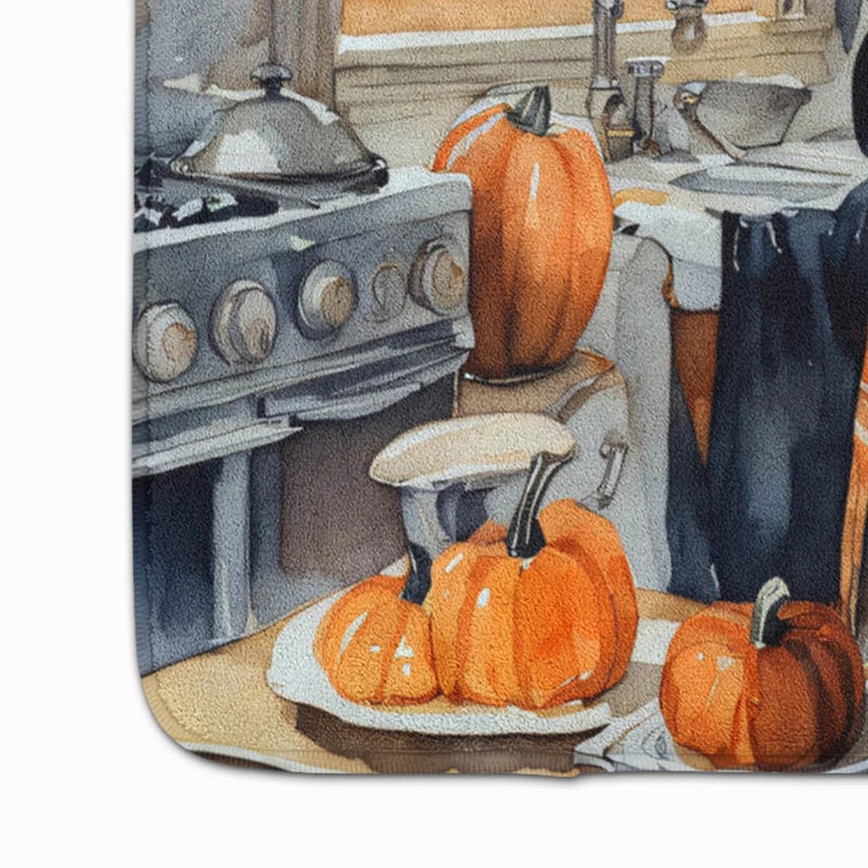 Corgi Fall Kitchen Pumpkins Memory Foam Kitchen Mat - Lacatang Shop