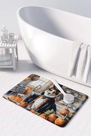 Corgi Fall Kitchen Pumpkins Memory Foam Kitchen Mat - Lacatang Shop