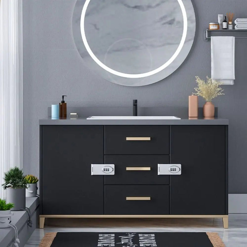 Creative 3 - digit Cabinet Door Lock Firm Protect Code Lock Antirust ABS and Stainless Steel Baby Safety Locks Cupboard - Lacatang Shop