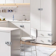 Creative 3 - digit Cabinet Door Lock Protect Antirust Code Lock ABS and Stainless Steel Firm Baby Safety Locks Kids - Lacatang Shop