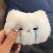 Creative Plush Rabbit Pendant Make A Sound Stuffed Doll Rabbit Keychain Hanging Ornament Couple Key Ring Bag Decoration - Lacatang Shop