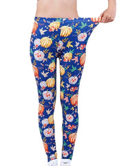 CUHAKCI Printing Women Leggings Gym Sportswear Female Ankle Length Floral Pencil Pants Fitness Leggins Strech Legging - Lacatang Shop