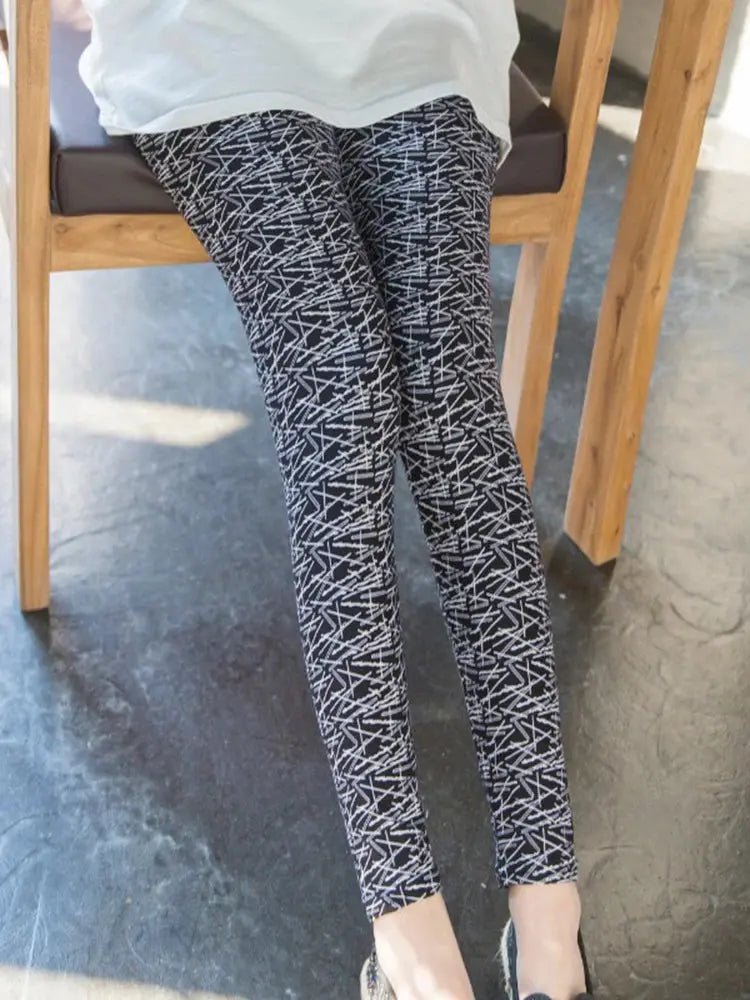 CUHAKCI Printing Women Leggings Gym Sportswear Female Ankle Length Floral Pencil Pants Fitness Leggins Strech Legging - Lacatang Shop