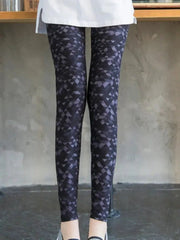 CUHAKCI Printing Women Leggings Gym Sportswear Female Ankle Length Floral Pencil Pants Fitness Leggins Strech Legging - Lacatang Shop