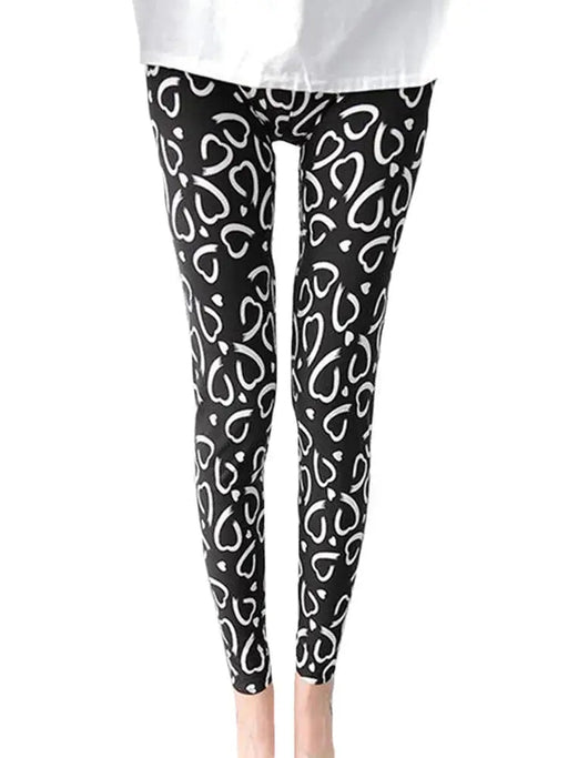 CUHAKCI Printing Women Leggings Gym Sportswear Female Ankle Length Floral Pencil Pants Fitness Leggins Strech Legging - Lacatang Shop