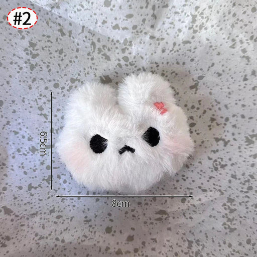 Cute Crying Rabbit Couple Keychain Mini Funny Doll Plush Keyring Bag Pendant Charms Backpack Decor Classroom Prizes Guest Gifts - Lacatang Shop