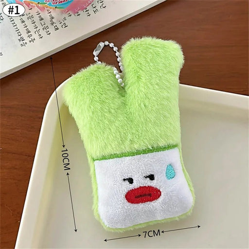 Cute Crying Rabbit Couple Keychain Mini Funny Doll Plush Keyring Bag Pendant Charms Backpack Decor Classroom Prizes Guest Gifts - Lacatang Shop
