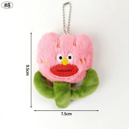 Cute Crying Rabbit Couple Keychain Mini Funny Doll Plush Keyring Bag Pendant Charms Backpack Decor Classroom Prizes Guest Gifts - Lacatang Shop